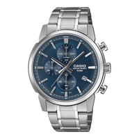 Casio Sporty Chronograph Men's Blue Silver Watch