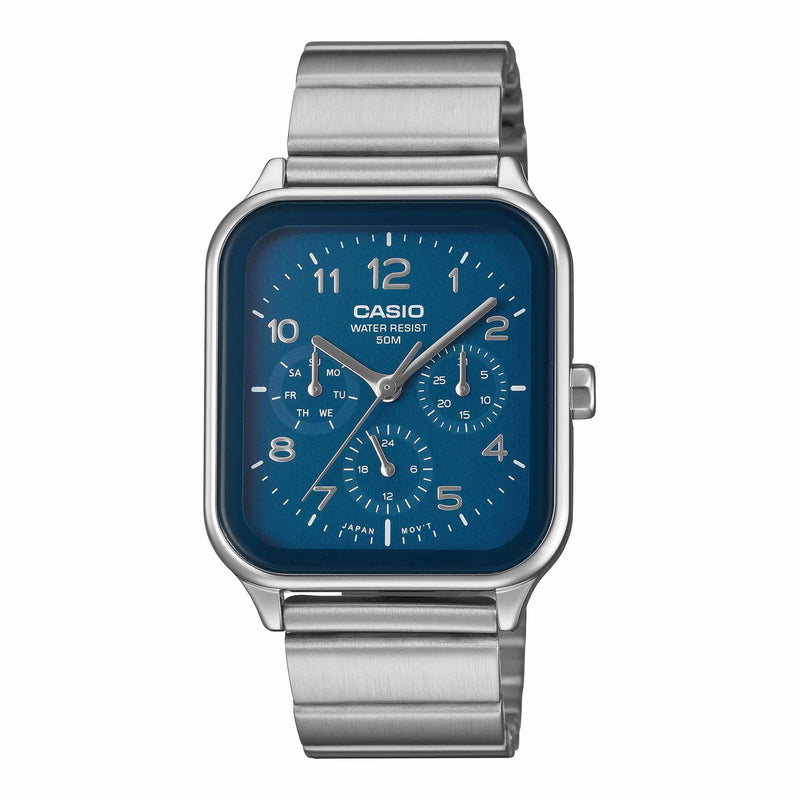 Casio Multi Dial Men's Blue Analogue Square Watch