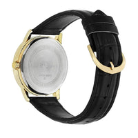 Casio Classic Men's Gold Black Leather Watch