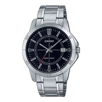 Casio Classic Date Men's Silver Black Analogue Watch
