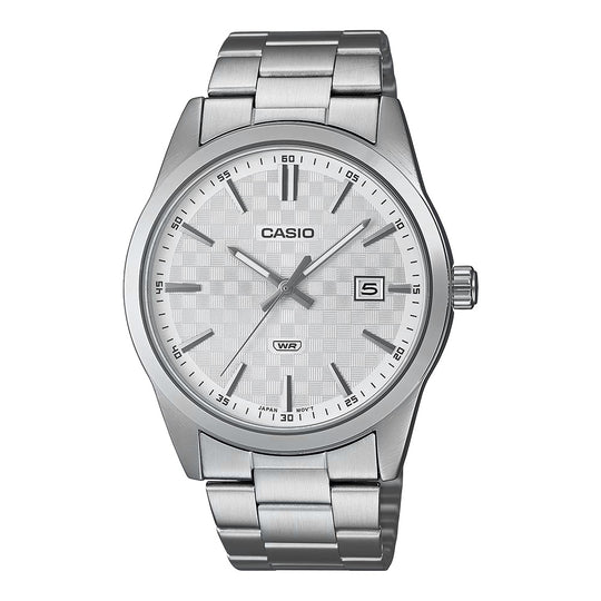Casio Dress Men's Chess White Date Watch