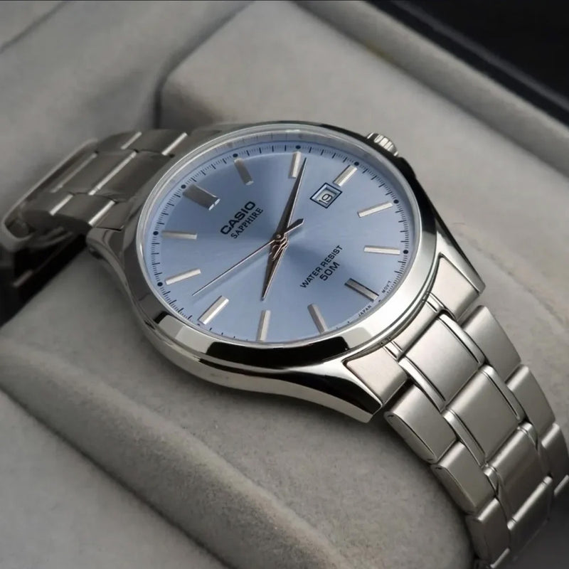 Casio Classic Date Men's Ice Blue Watch