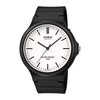 Casio Standard Men's Black White Analogue Watch MW-240-7EVDF
