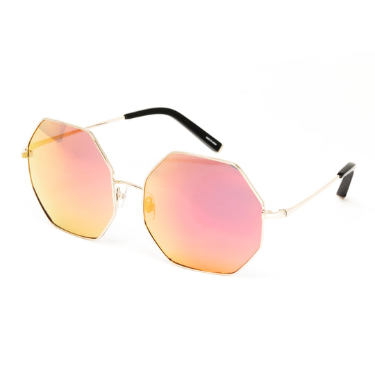 Matthew Williamson x Linda Farrow Gold Octagonal Sunglasses MW102C4SUN
