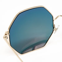 Matthew Williamson x Linda Farrow Gold Octagonal Sunglasses MW102C4SUN