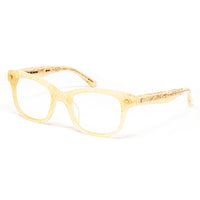 Matthew Williamson x Linda Farrow Marbled Yellow Eyeglasses MW118C2OPT
