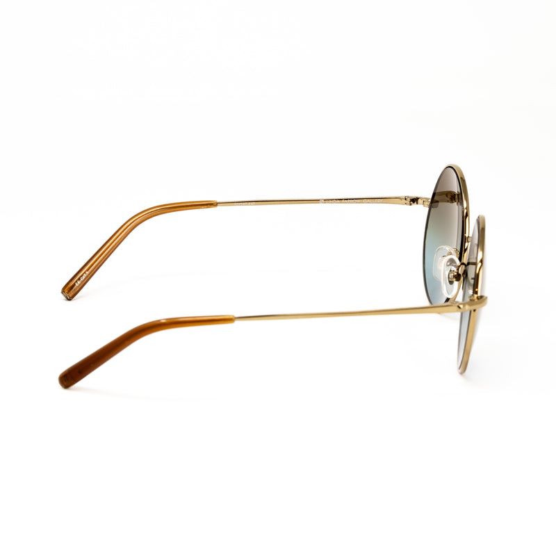 Matthew Williamson x Linda Farrow Gold Round Sunglasses MW121C4SUN