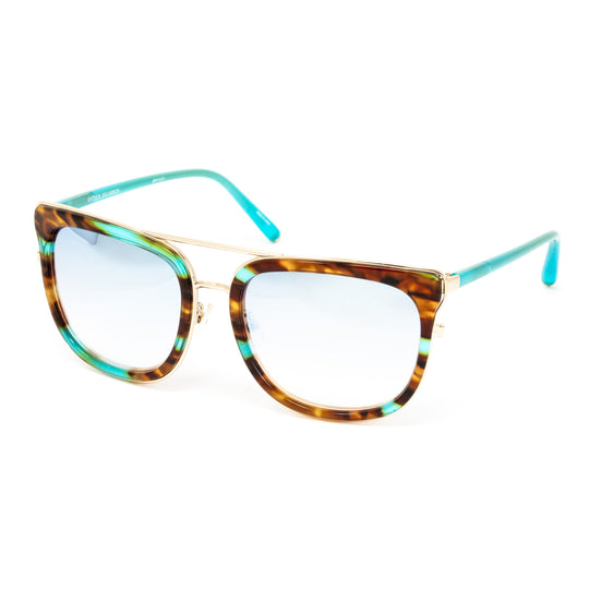 Matthew Williamson x Linda Farrow Blue Sunglasses MW127C1SUN
