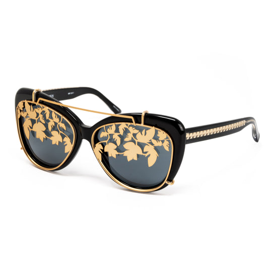 Matthew Williamson x Linda Farrow Floral Sunglasses MW129C1SUN