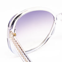 Matthew Williamson x Linda Farrow Translucent/purple Sunglasses MW135C4SUN