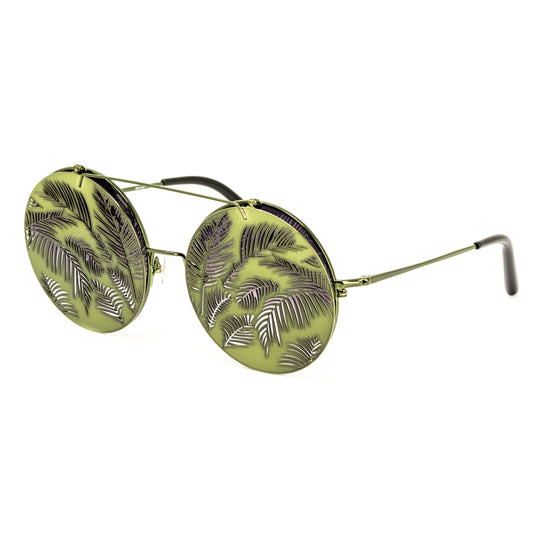 Matthew Williamson x Linda Farrow Green Sunglasses MW142C7SUN