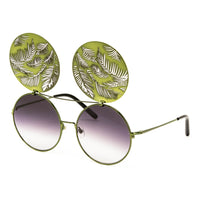 Matthew Williamson x Linda Farrow Green Sunglasses MW142C7SUN