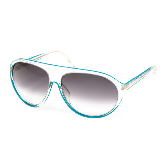 Matthew Williamson x Linda Farrow Blue Sunglasses MW14C1SUN