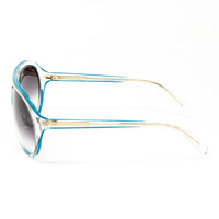 Matthew Williamson x Linda Farrow Blue Sunglasses MW14C1SUN