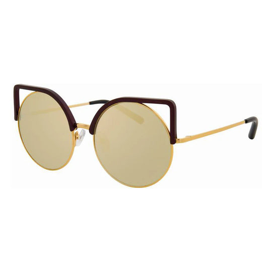 Matthew Williamson x Linda Farrow Gold Sunglasses MW169C6SUN
