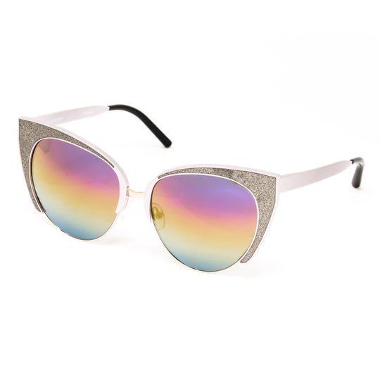 Matthew Williamson x Linda Farrow Rainbow Glitter Sunglasses MW183C4SUN