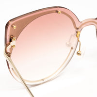 Matthew Williamson x Linda Farrow Gold Cat-eye Sunglasses MW184C2SUN