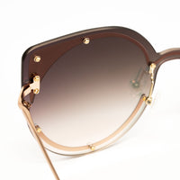 Matthew Williamson x Linda Farrow Pink Cat-eye Sunglasses MW184C6SUN