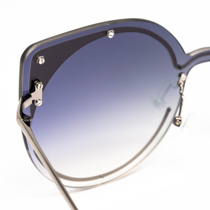 Matthew Williamson x Linda Farrow Purple Cat-eye Sunglasses MW184C7SUN