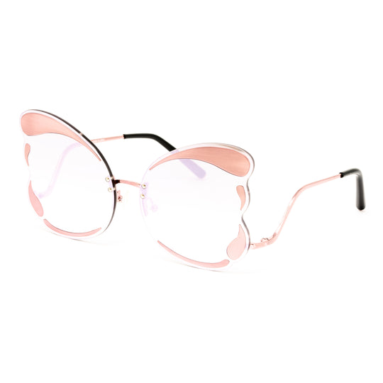 Matthew Williamson x Linda Farrow Pink Butterfly Sunglasses MW185C11SUN