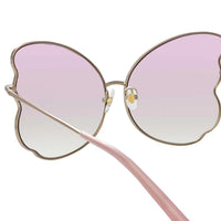 Matthew Williamson x Linda Farrow Pink Sunglasses MW212C5SUN