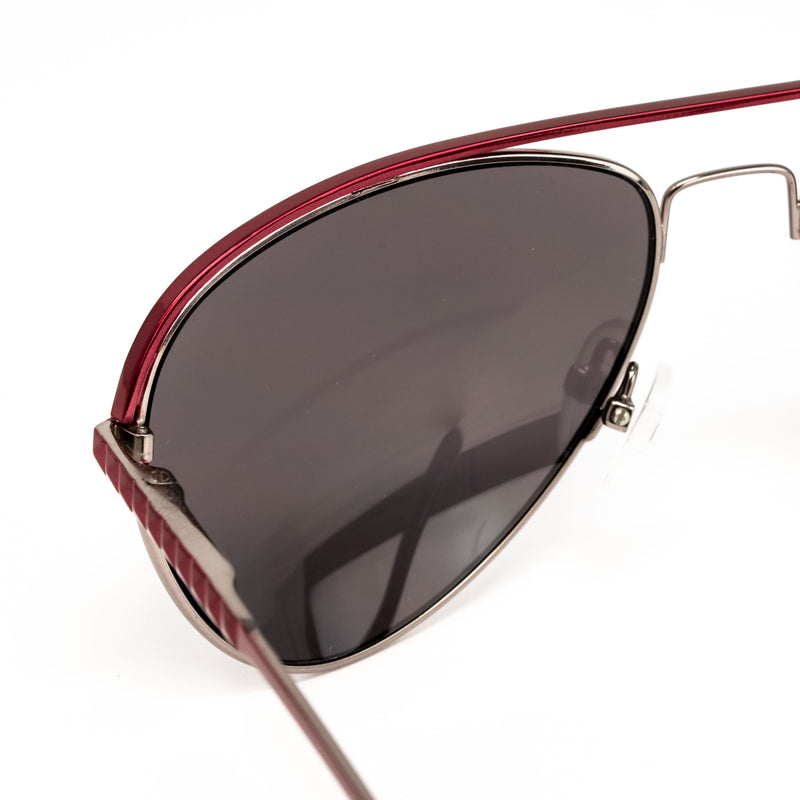 Matthew Williamson x Linda Farrow Burgundy Sunglasses MW21C1SUN
