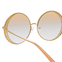 Matthew Williamson x Linda Farrow Gold Sunglasses MW226C2SUN