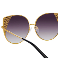Matthew Williamson x Linda Farrow Purple Sunglasses MW227C1SUN