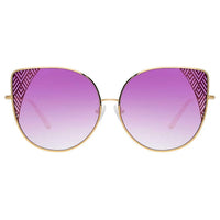 Matthew Williamson x Linda Farrow Purple Sunglasses MW227C5SUN