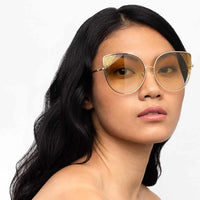 Matthew Williamson x Linda Farrow Yellow Sunglasses MW227C6SUN