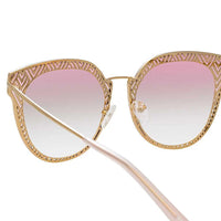Matthew Williamson x Linda Farrow Pink Sunglasses MW228C4SUN