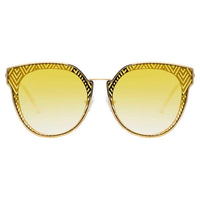 Matthew Williamson x Linda Farrow Yellow Sunglasses MW228C6SUN