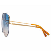 Matthew Williamson x Linda Farrow Blue Sunglasses MW240C3SUN