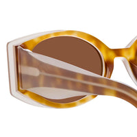 Matthew Williamson x Linda Farrow Tortoiseshell Sunglasses MW249C2SUN