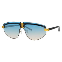 Matthew Williamson x Linda Farrow Blue Sunglasses MW253C3SUN