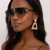 Matthew Williamson x Linda Farrow Blue Sunglasses MW253C3SUN