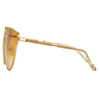Matthew Williamson x Linda Farrow yellow Sunglasses MW255C2SUN