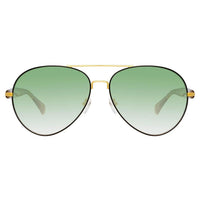 Matthew Williamson x Linda Farrow Green Sunglasses MW259C3SUN
