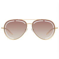 Matthew Williamson x Linda Farrow Gold Sunglasses MW264C2SUN