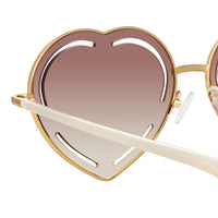 Matthew Williamson x Linda Farrow pink Sunglasses MW265C1SUN
