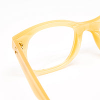 Matthew Williamson x Linda Farrow Honey Yellow Eyeglasses MW31C4OPT