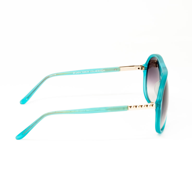 Matthew Williamson x Linda Farrow Blue Sunglasses MW46C4SUN