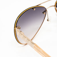Matthew Williamson x Linda Farrow Gold Sunglasses MW49C4SUN
