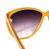 Matthew Williamson x Linda Farrow Golden Yellow Sunglasses MW50C6SUN