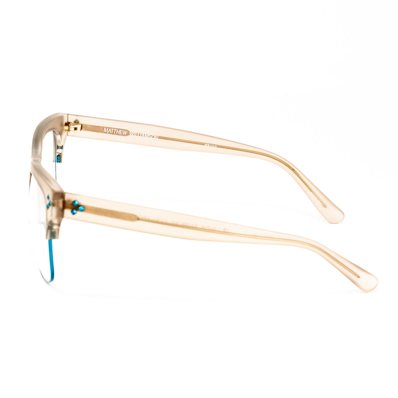 Matthew Williamson x Linda Farrow Champagne Eyeglasses MW72C2OPT