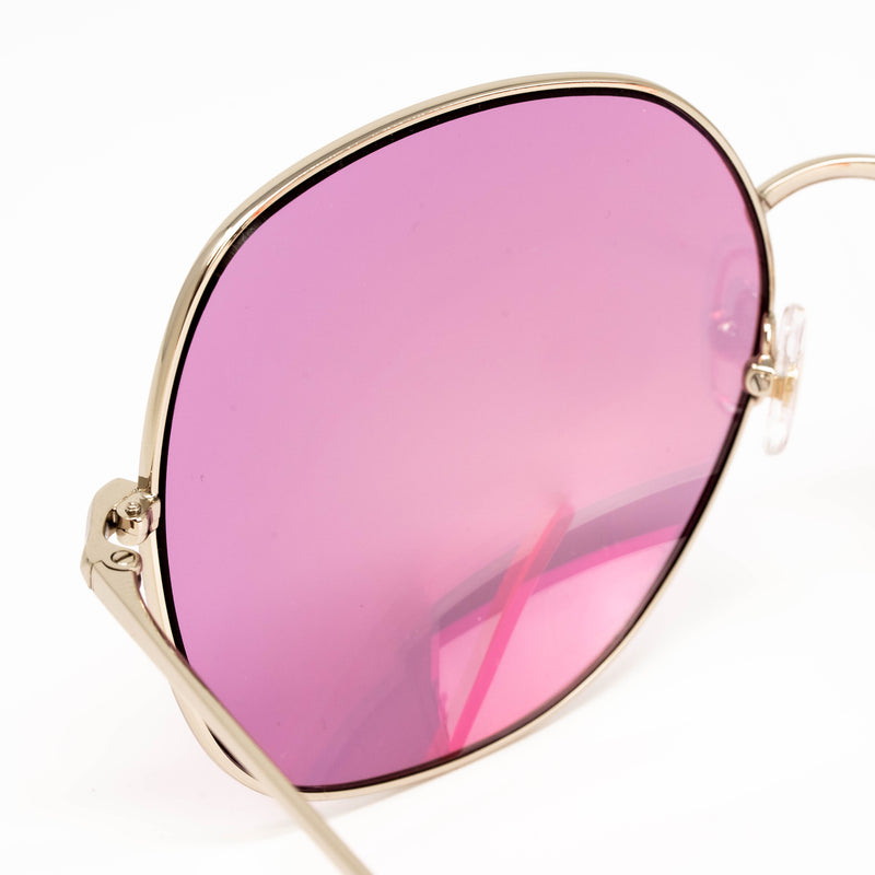 Matthew Williamson x Linda Farrow Oversized Pink Sunglasses MW90C14SUN