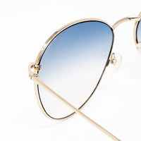 Matthew Williamson x Linda Farrow Blue Sunglasses MW91C12SUN