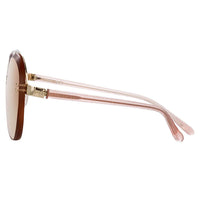 NO 21 x Linda Farrow Pink Sunglasses N21S31C4SUN