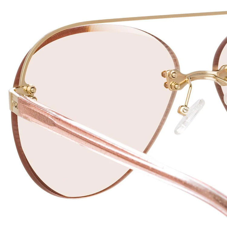 NO 21 x Linda Farrow Pink Sunglasses N21S31C4SUN