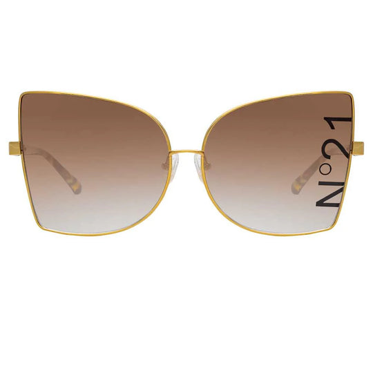 NO 21 x Linda Farrow Brown Sunglasses N21S41C2SUN